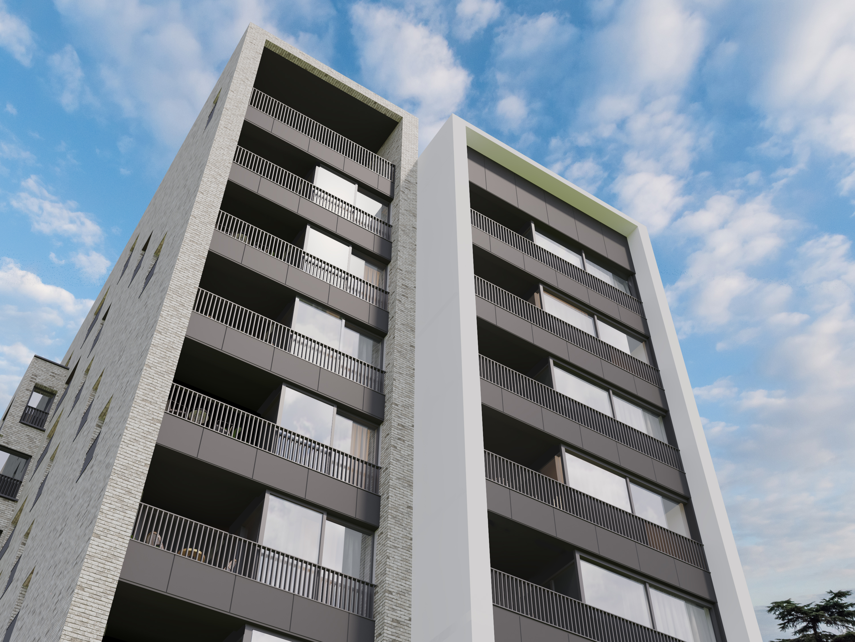 Blloku modern i banimit KF10 në Prishtinë