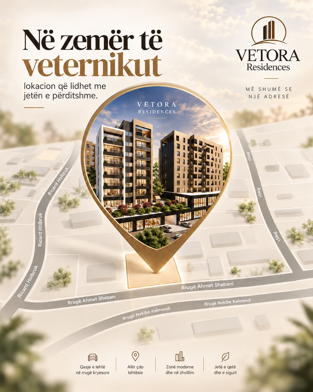 Vetora Residences në zemër të Veternikut